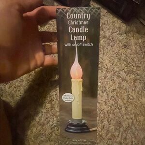 New Antiqued Electric Flicker Candle Lamp with Silicone Bulb